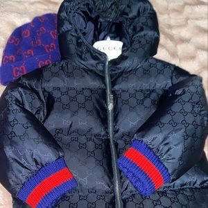 Gucci coat with Gucci hat!